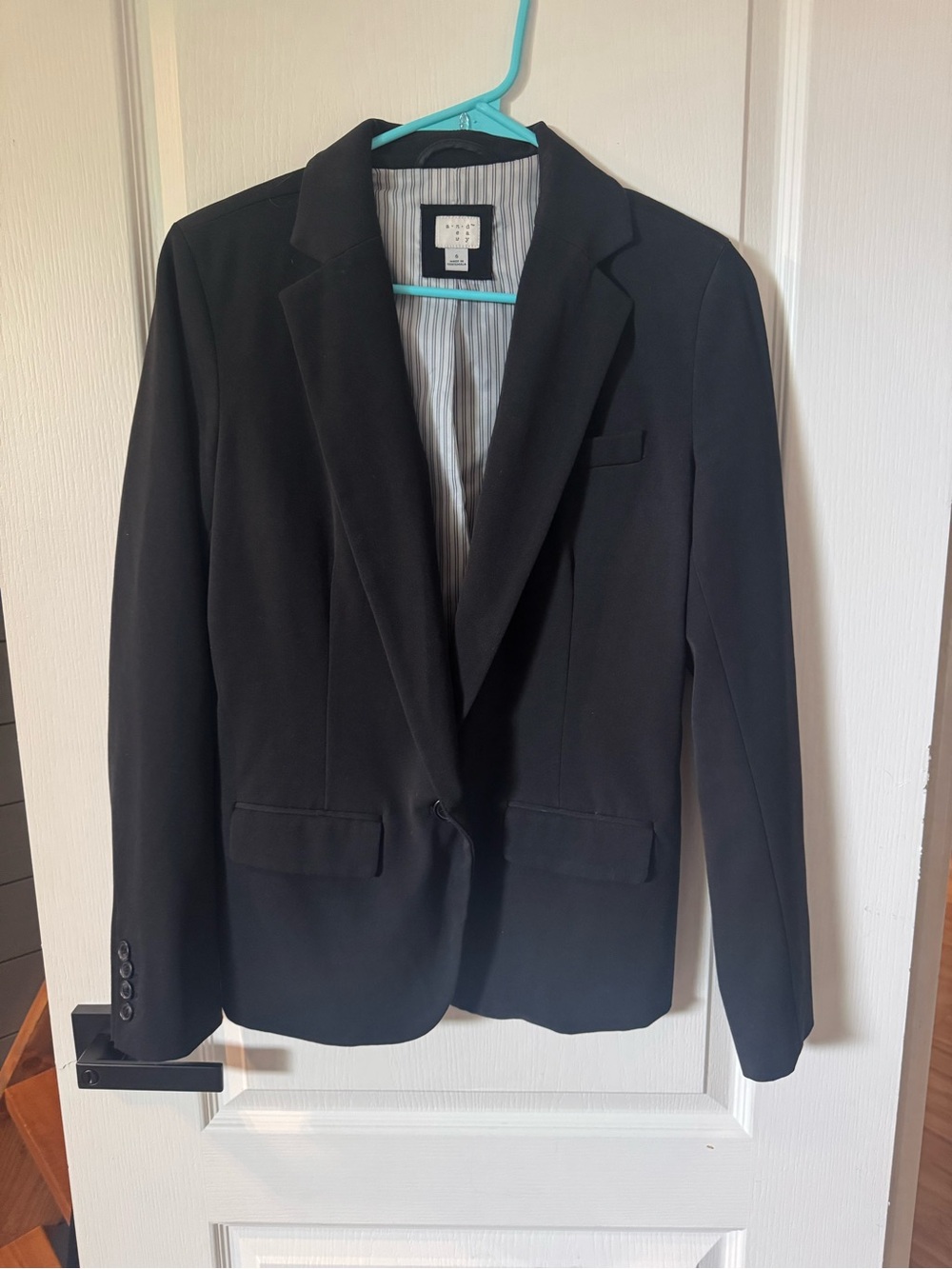 a new day Black Tailored Single-Button Blazer